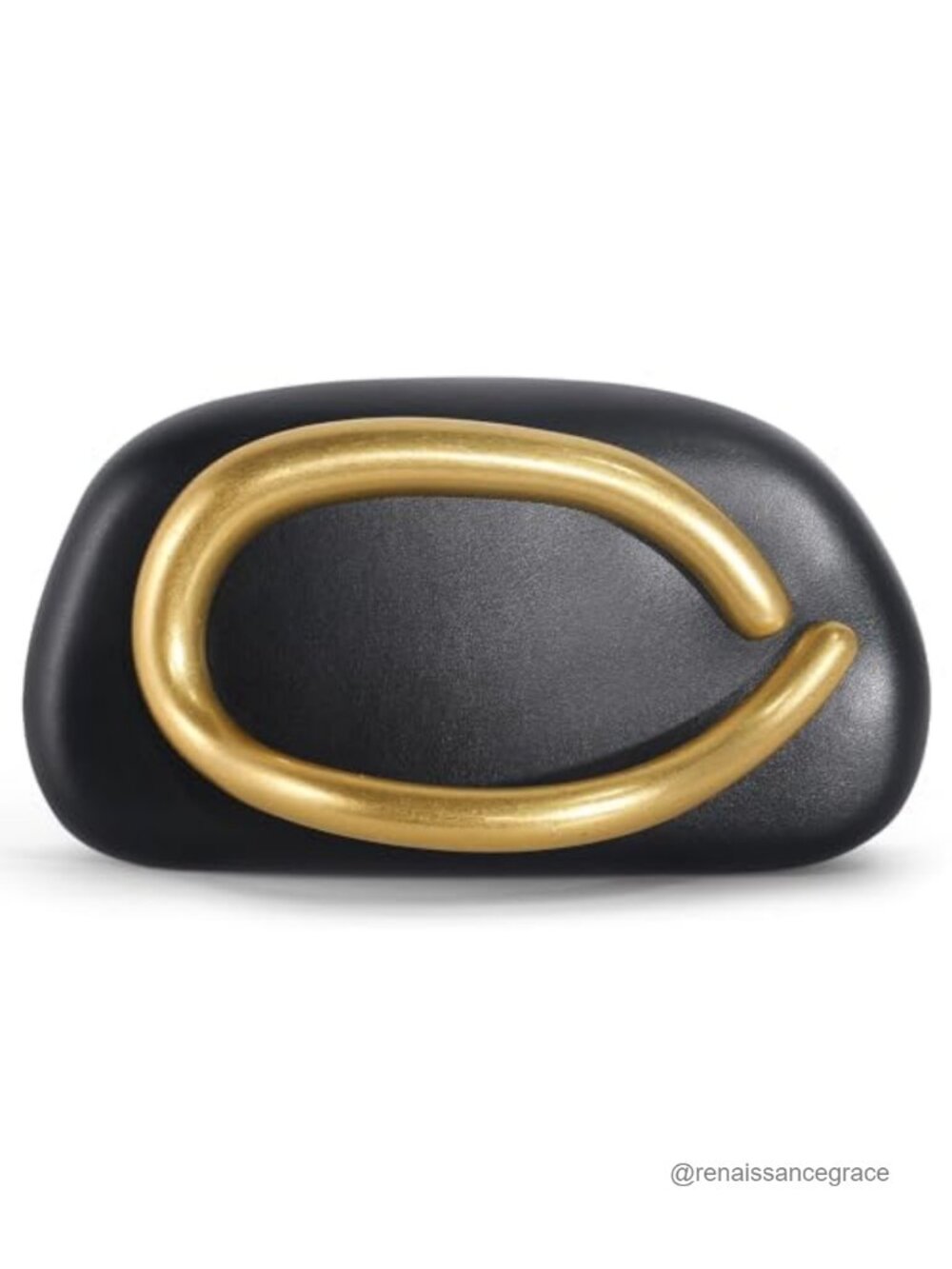 Elegant Evening Clutch with Detachable Strap, Faux Leather